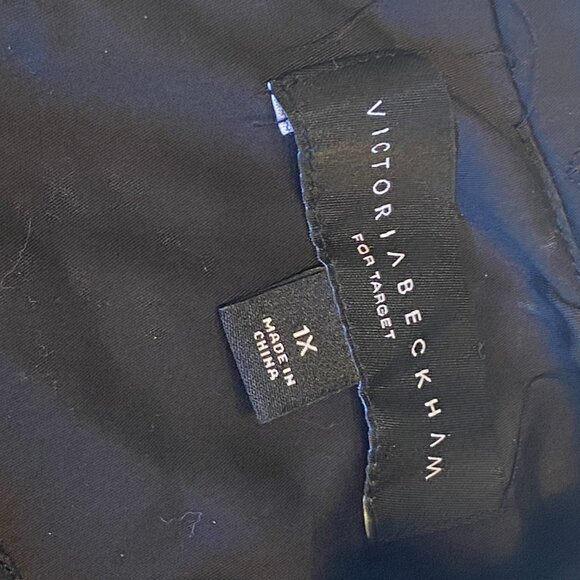 Victoria Beckham Daisy Floral Drop Waist Mini Dress Black White Size 1X - Picture 9 of 14